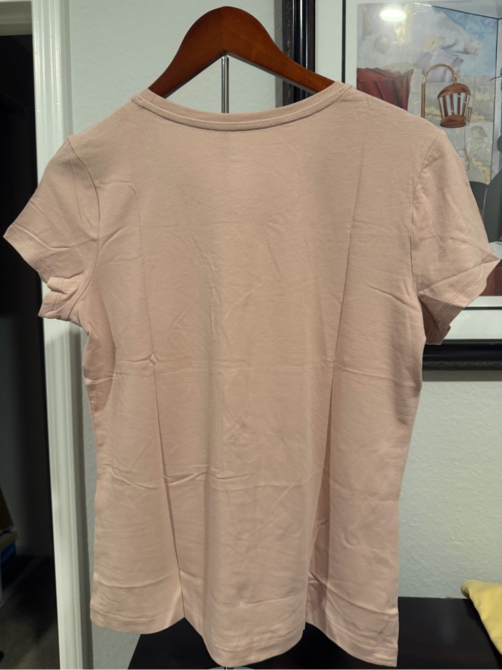NWT Banana Republic Timeless T-Shirt Rose Pink, size M - Picture 3 of 8